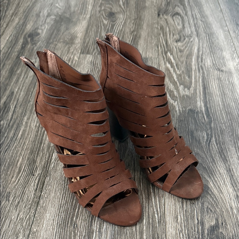 Carlos by Carlos Santana Brown Heeled Boots